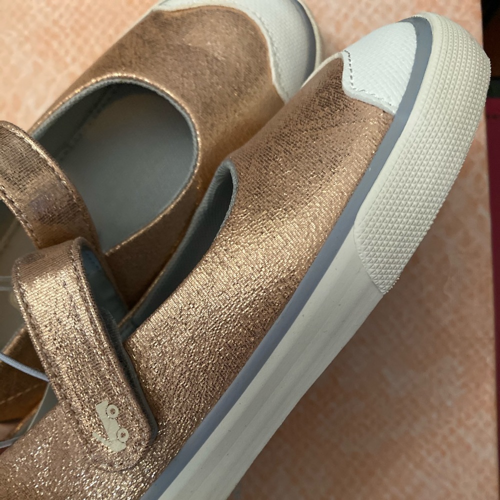 SEE KAI RUN Girls Rose Gold Glitter Shoe *NWT*